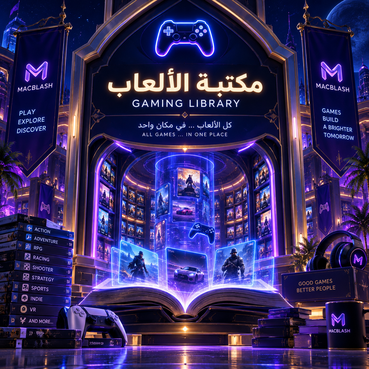 مكتبـــة الألعـــاب